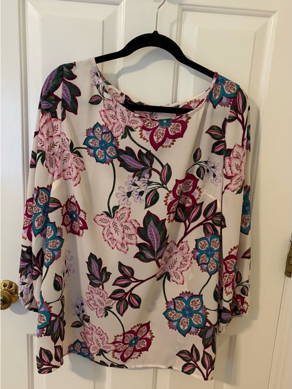 Talbots floral blouse
